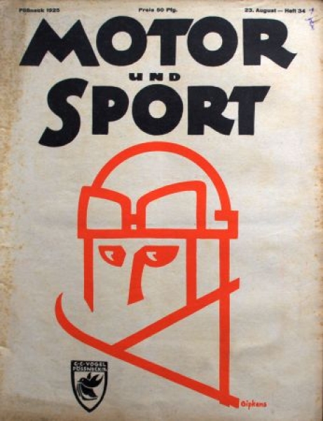 "Motor & Sport" Motor-Magazine Poessneck 1925 (6535)